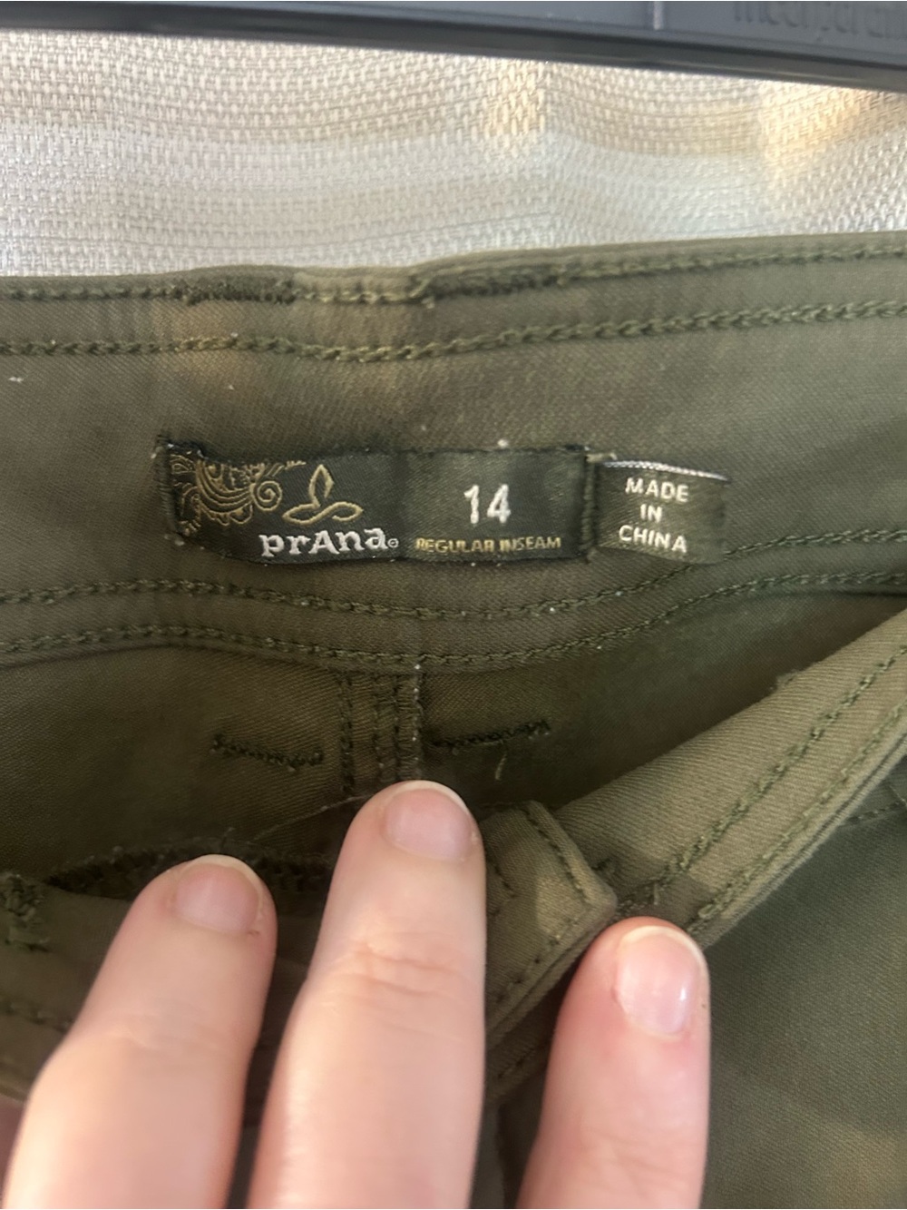 prAna Halle Pants Womens 14 Green Hiking
Outdoor Roll Tab Gorpcore Zion - Picture 2 of 16